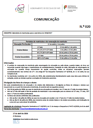 Matr&iacute;culas 2024/2025